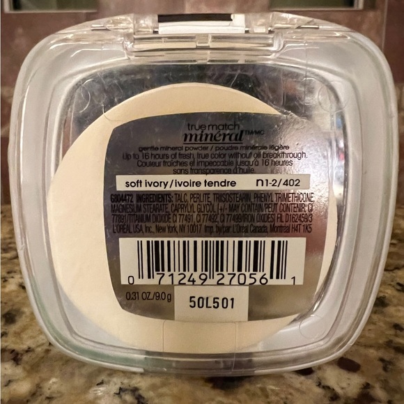 L’Oréal Paris True Match Mineral Gentle Mineral Powder in Soft Ivory N1-2 BNSIP - Picture 3 of 3